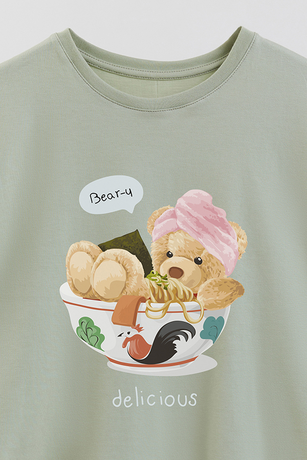 REMERA GB OVERSIZE BEARY DELICIOUS