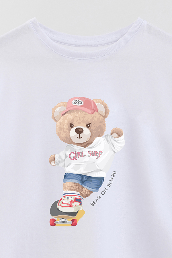REMERA GB OVERSIZE BEAR ON BOARD