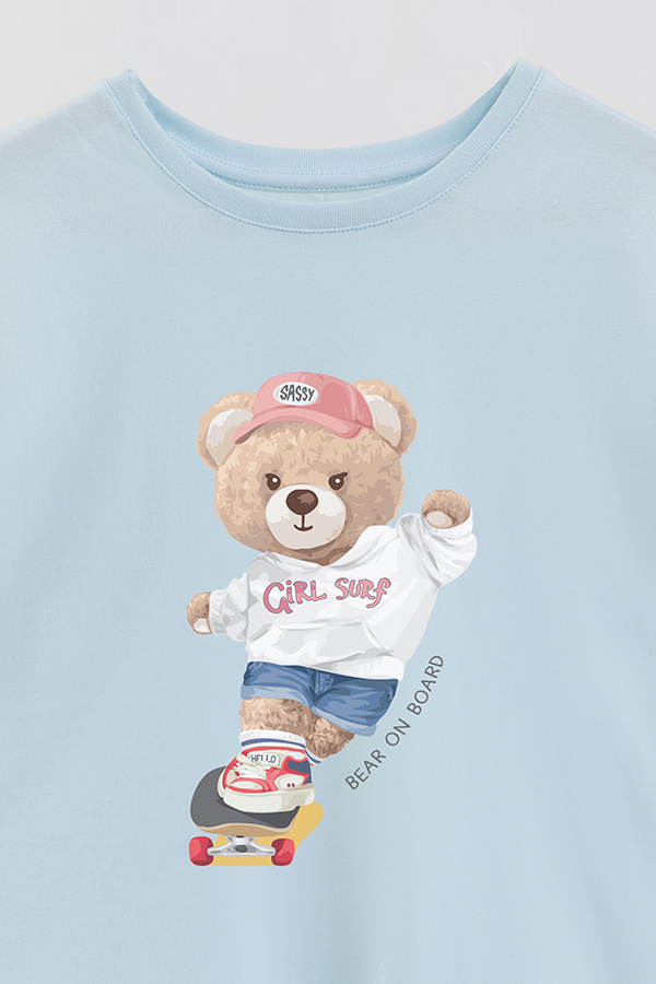 REMERA GB OVERSIZE BEAR ON BOARD