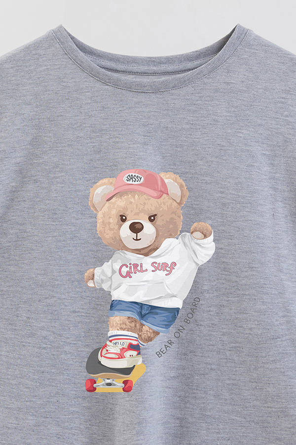 REMERA GB OVERSIZE BEAR ON BOARD