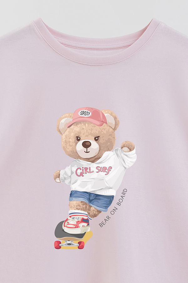 REMERA GB OVERSIZE BEAR ON BOARD