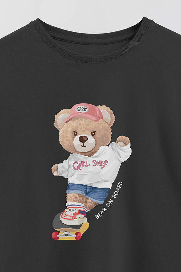 REMERA GB OVERSIZE BEAR ON BOARD