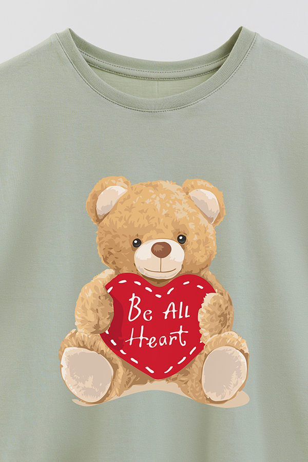 REMERA GB OVERSIZE BE ALL HEART
