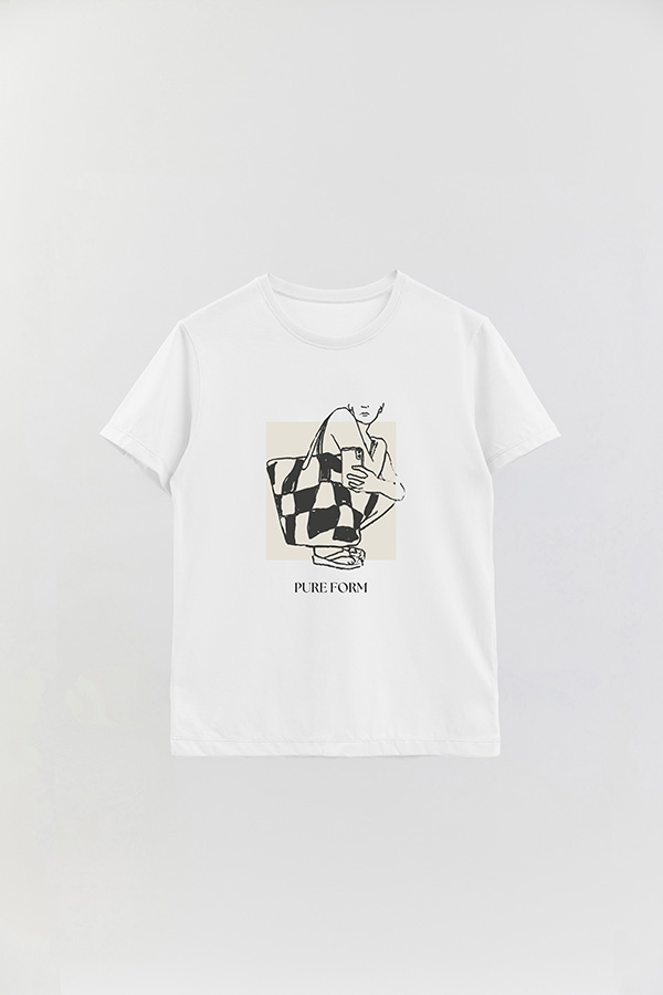 REMERA BASICA ESTAMPADA PURE FORM