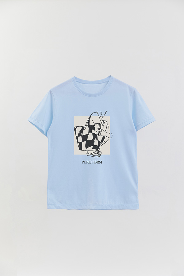 REMERA BASICA ESTAMPADA PURE FORM