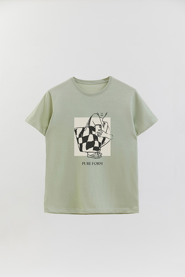 REMERA BASICA ESTAMPADA PURE FORM
