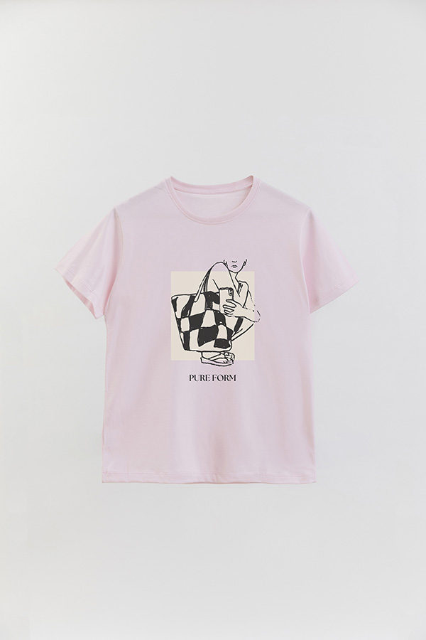 REMERA BASICA ESTAMPADA PURE FORM