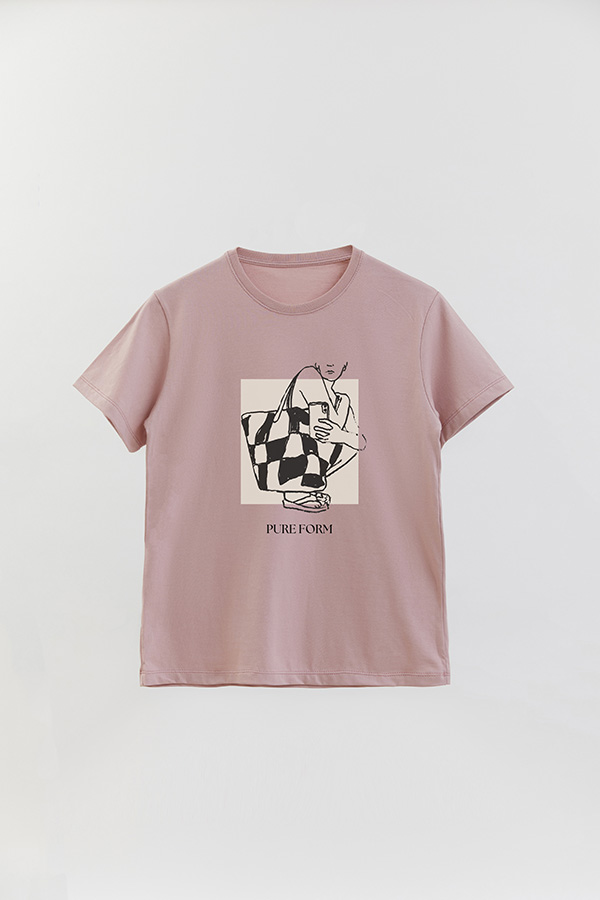 REMERA BASICA ESTAMPADA PURE FORM