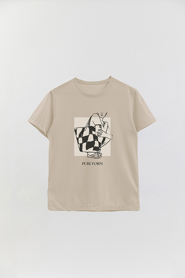 REMERA BASICA ESTAMPADA PURE FORM