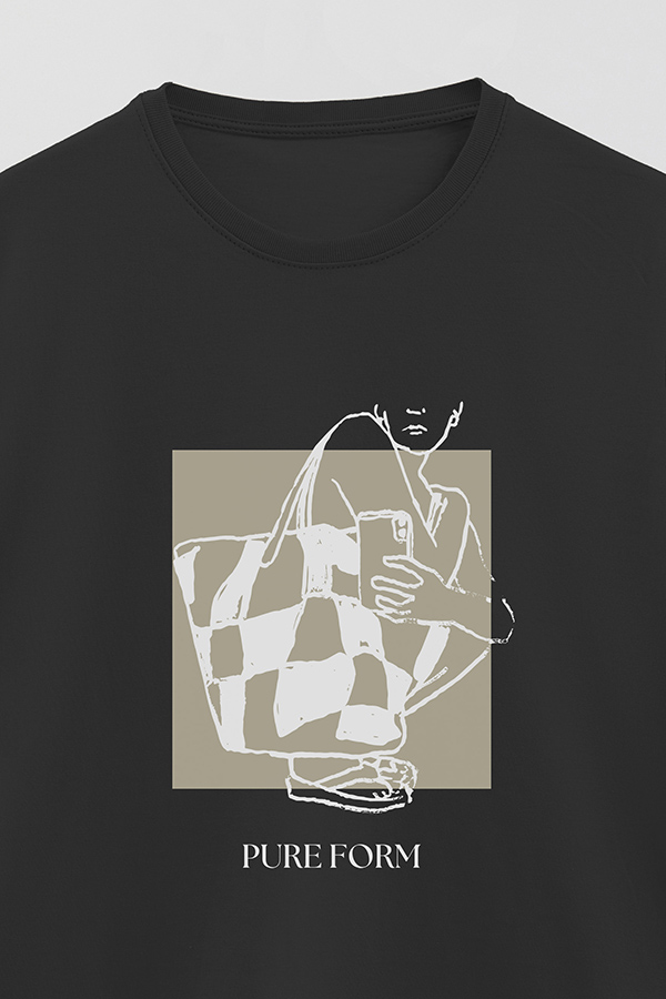 REMERA BASICA ESTAMPADA PURE FORM