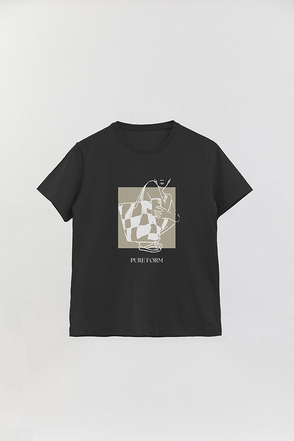 REMERA BASICA ESTAMPADA PURE FORM