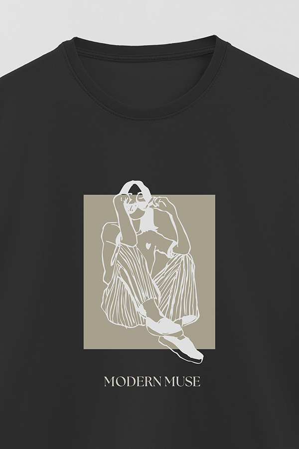 REMERA BASICA ESTAMPADA MODERN MUSE