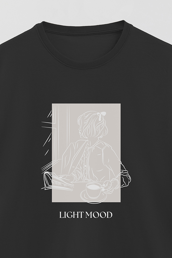 REMERA BASICA ESTAMPADA LIGHT MOOD