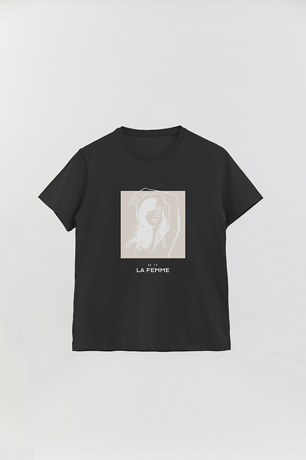 REMERA BASICA ESTAMPADA FEMME 78