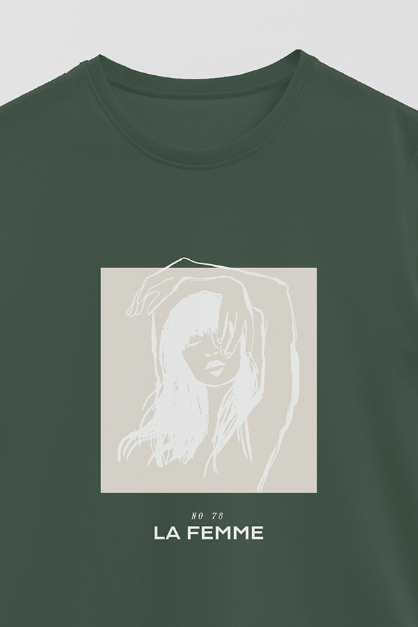 REMERA BASICA ESTAMPADA FEMME 78