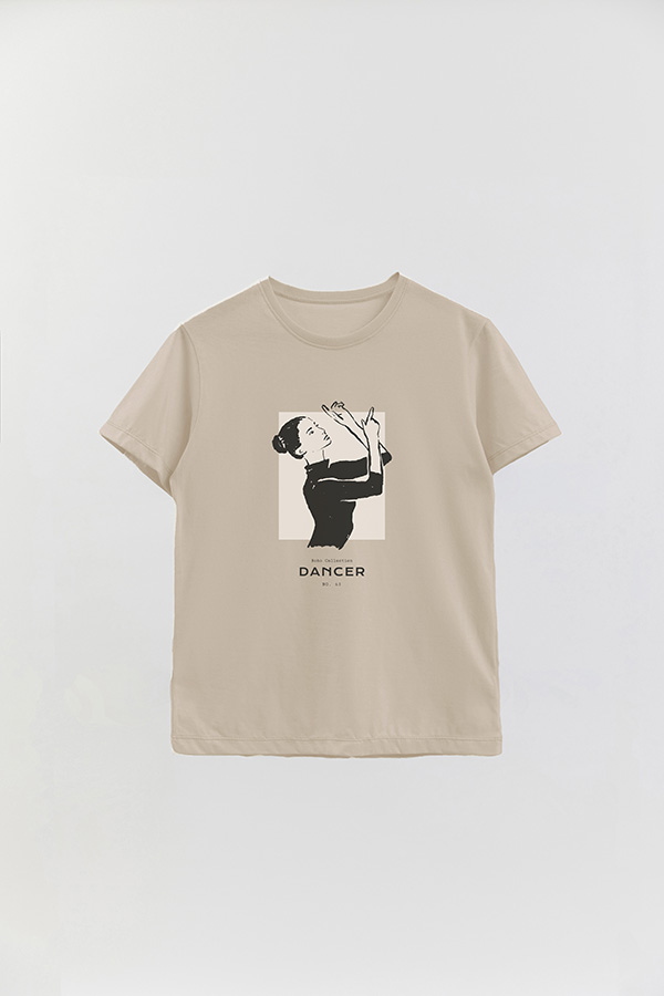 REMERA BASICA ESTAMPADA DANCER 63