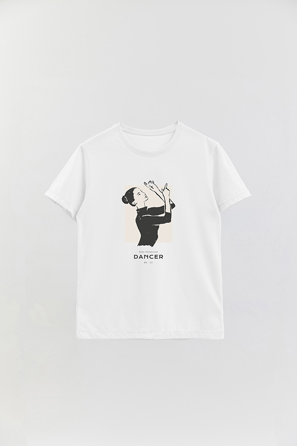 REMERA BASICA ESTAMPADA DANCER 63