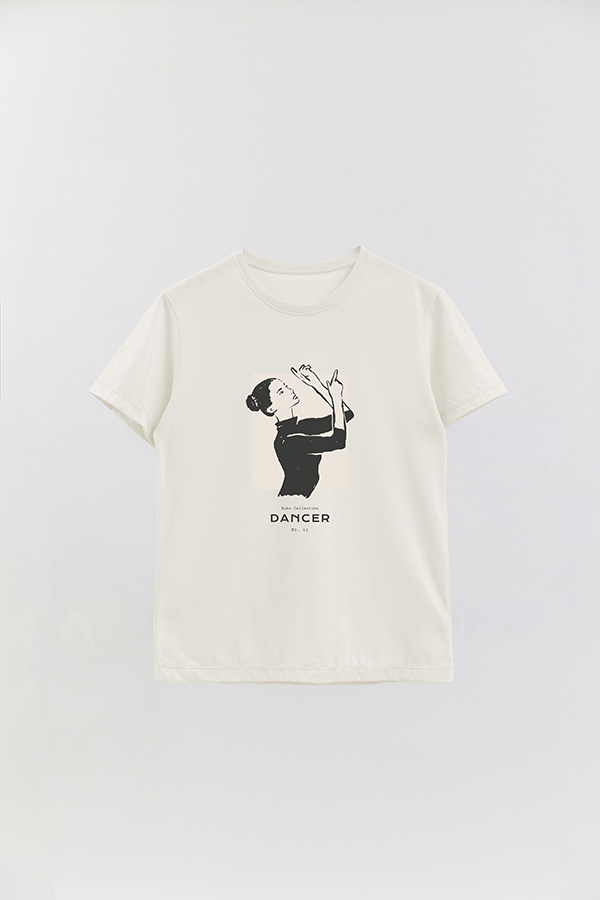 REMERA BASICA ESTAMPADA DANCER 63