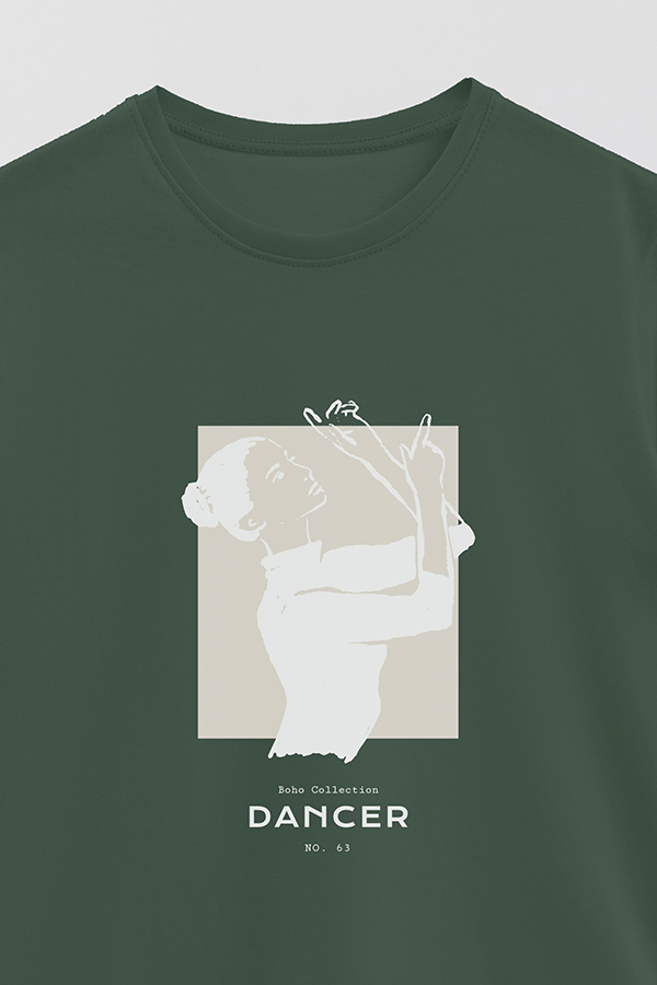 REMERA BASICA ESTAMPADA DANCER 63