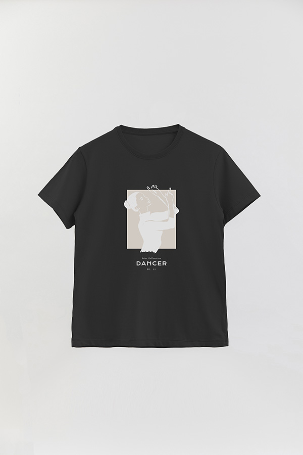 REMERA BASICA ESTAMPADA DANCER 63