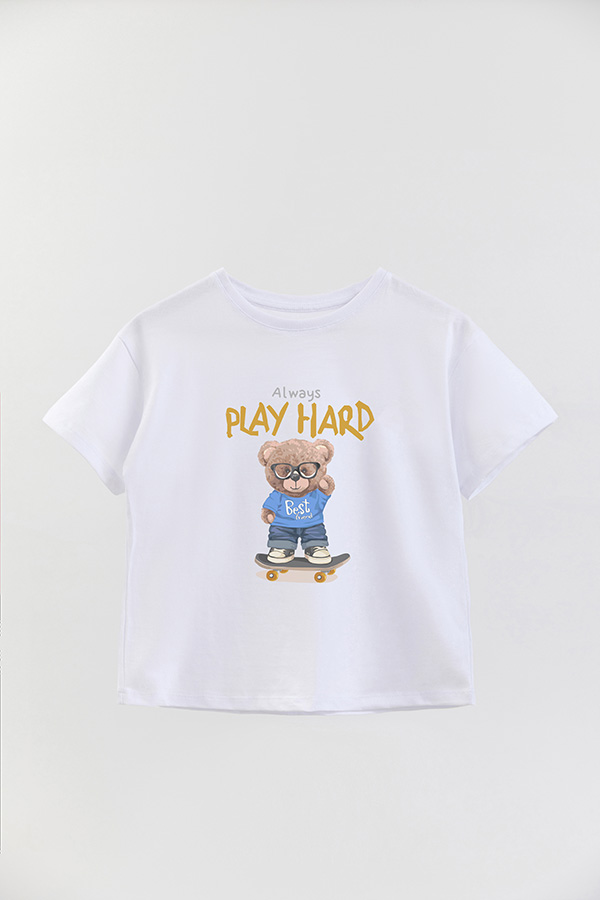 REMERA GB OVERSIZE ALWAYS PLAY HARD