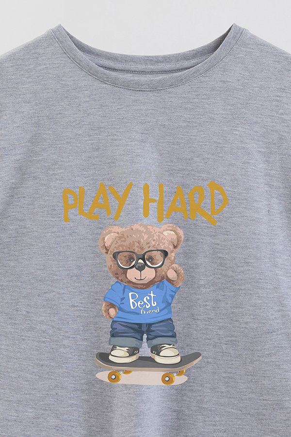 REMERA GB OVERSIZE ALWAYS PLAY HARD