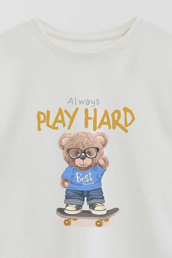 REMERA GB OVERSIZE ALWAYS PLAY HARD