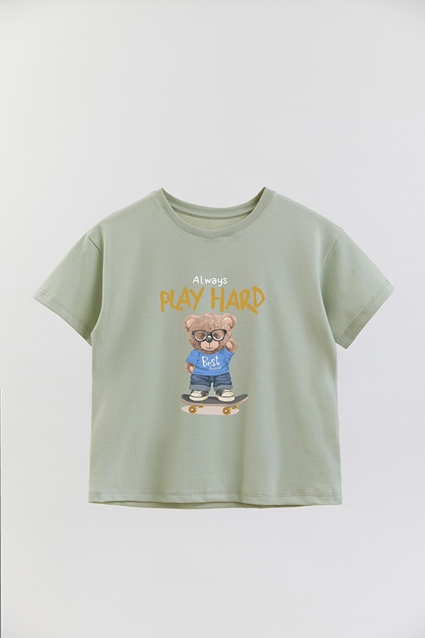 REMERA GB OVERSIZE ALWAYS PLAY HARD