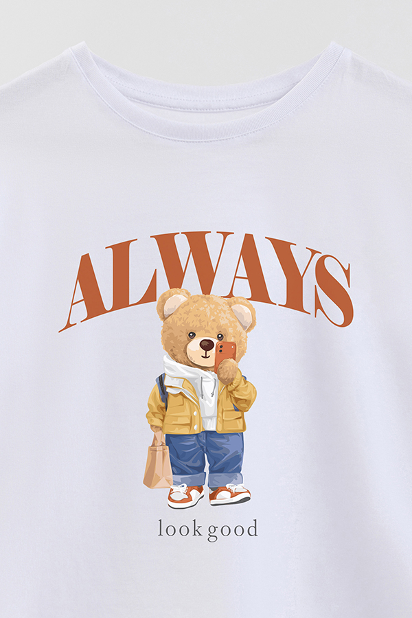 REMERA GB OVERSIZE ALWAYS LOOK GOOD