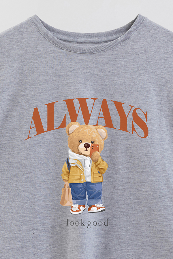 REMERA GB OVERSIZE ALWAYS LOOK GOOD