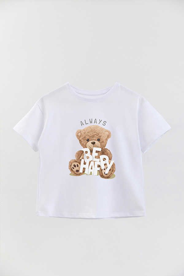REMERA GB OVERSIZE ALWAYS BE HAPPY
