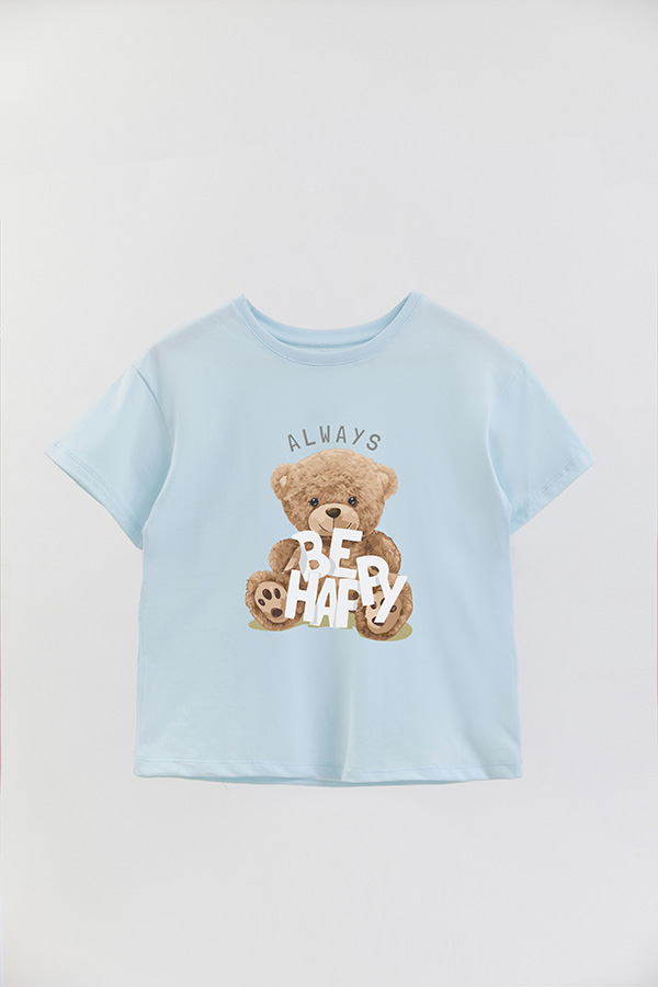 REMERA GB OVERSIZE ALWAYS BE HAPPY