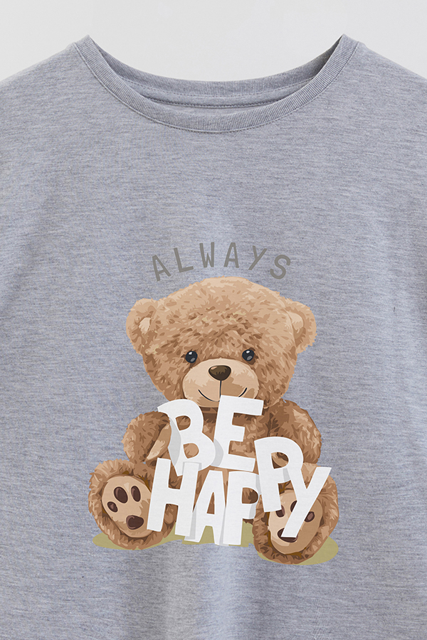 REMERA GB OVERSIZE ALWAYS BE HAPPY
