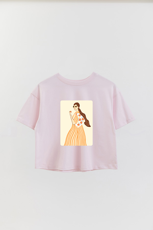 REMERA CROP ESTAMPADA PASTEL 2
