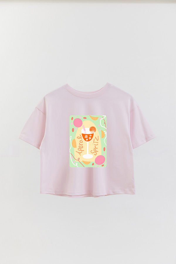 REMERA CROP ESTAMPADA PASTEL 2