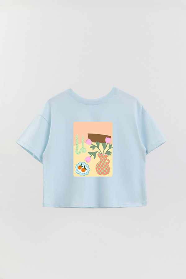 REMERA CROP ESTAMPADA PASTEL 1
