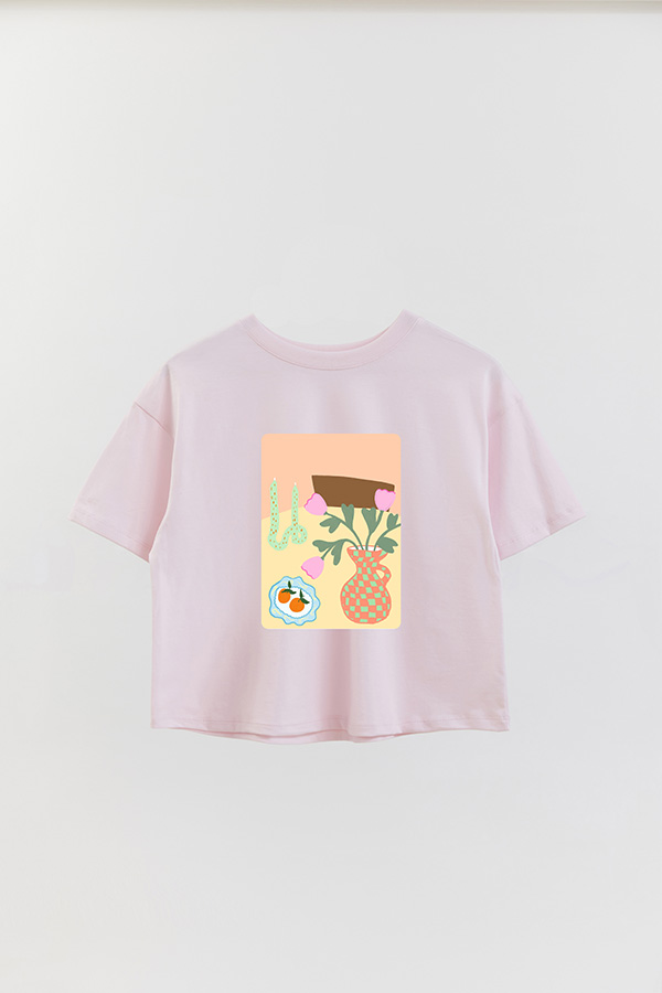 REMERA CROP ESTAMPADA PASTEL 1