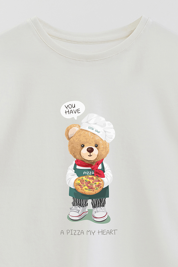 REMERA GB OVERSIZE A PIZZA MY HEART