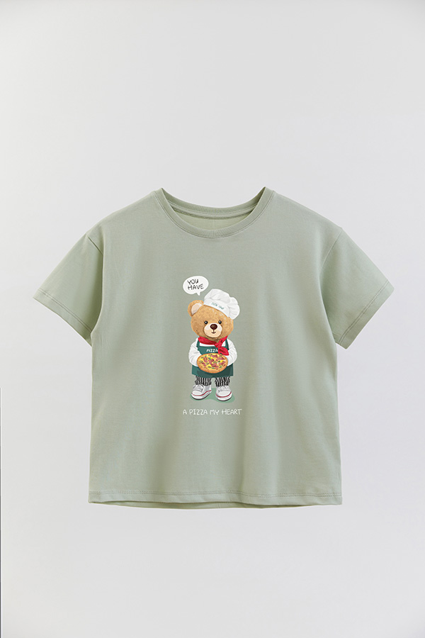 REMERA GB OVERSIZE A PIZZA MY HEART