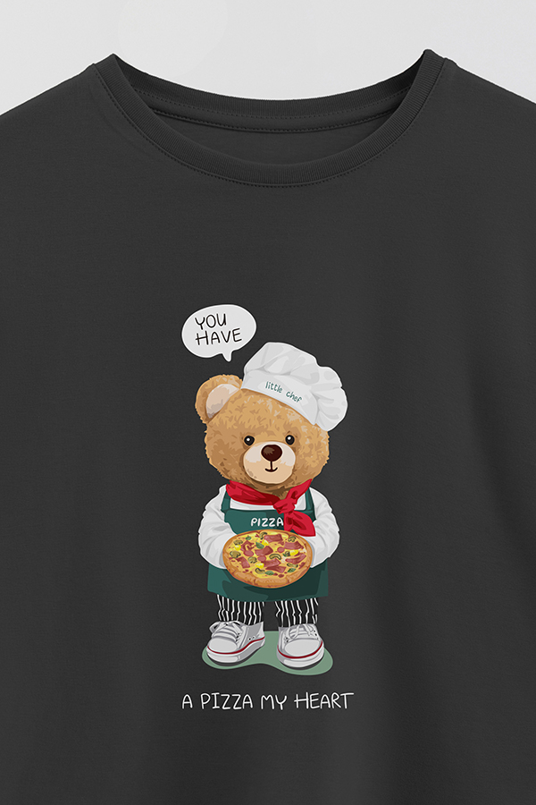 REMERA GB OVERSIZE A PIZZA MY HEART