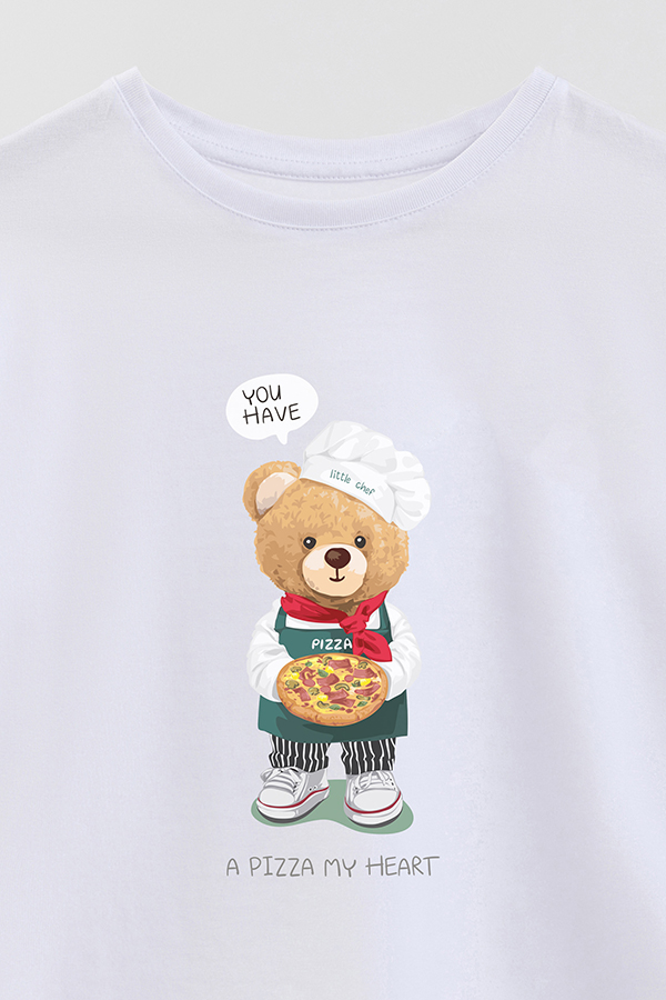 REMERA GB OVERSIZE A PIZZA MY HEART