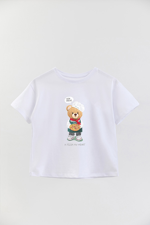 REMERA GB OVERSIZE A PIZZA MY HEART