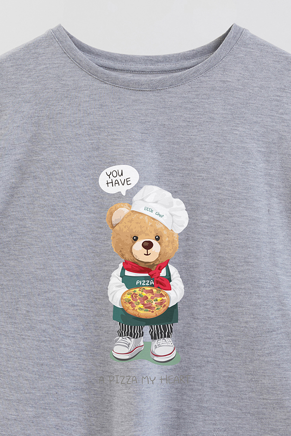REMERA GB OVERSIZE A PIZZA MY HEART