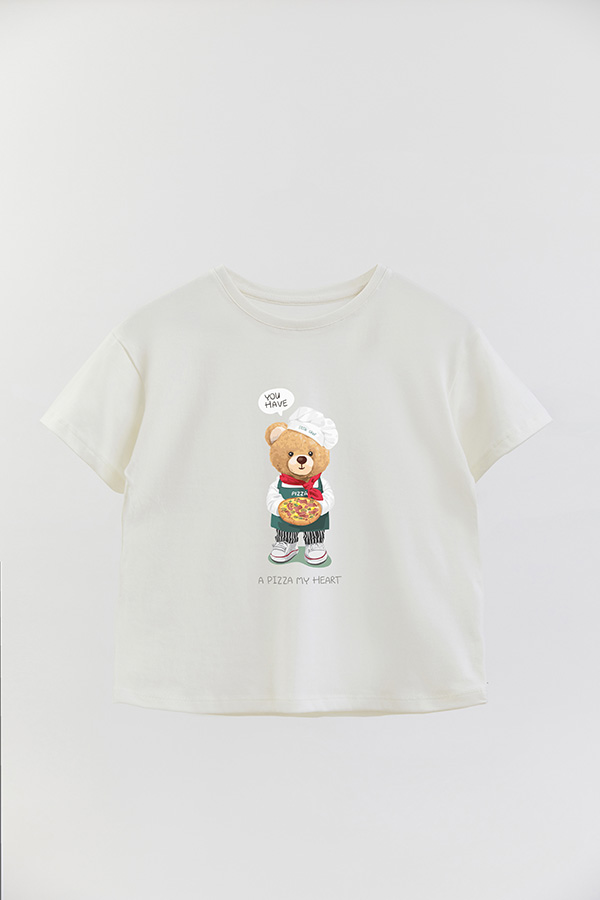 REMERA GB OVERSIZE A PIZZA MY HEART