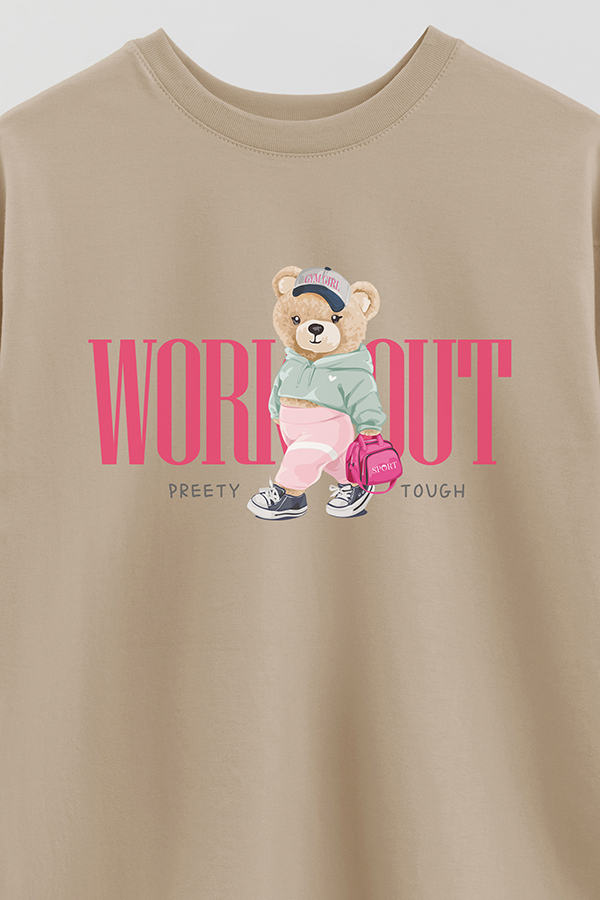 REMERA OVER ESTAMPADA UNISEX WORKOUT