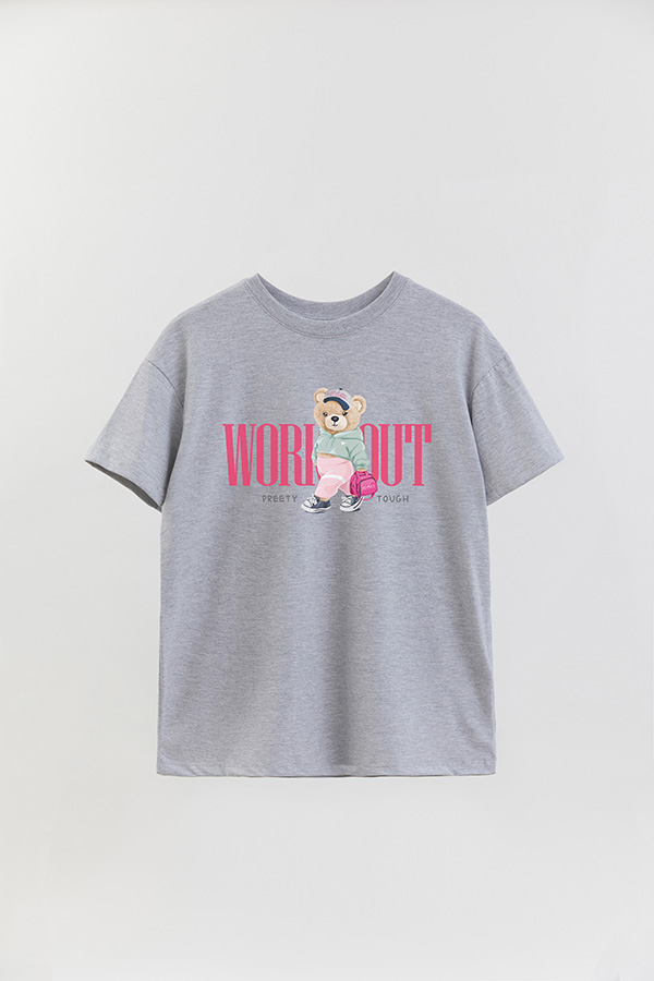 REMERA OVER ESTAMPADA UNISEX WORKOUT