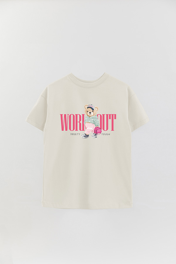 REMERA OVER ESTAMPADA UNISEX WORKOUT