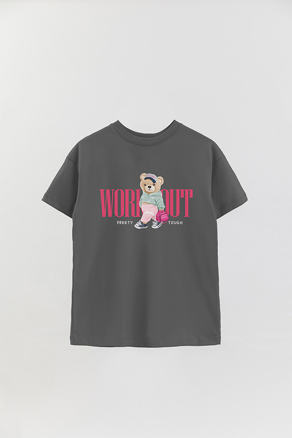 REMERA OVER ESTAMPADA UNISEX WORKOUT