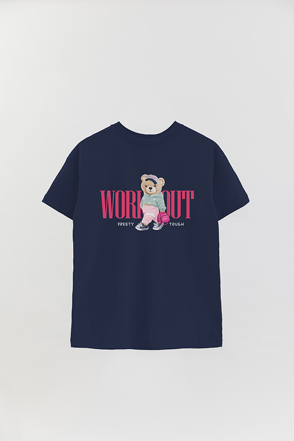 REMERA OVER ESTAMPADA UNISEX WORKOUT