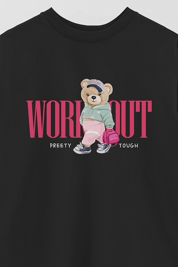 REMERA OVER ESTAMPADA UNISEX WORKOUT